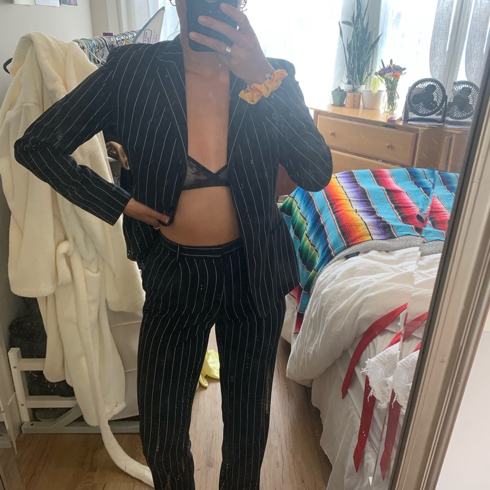 Vintage Ralph Lauren Pinstriped Suit